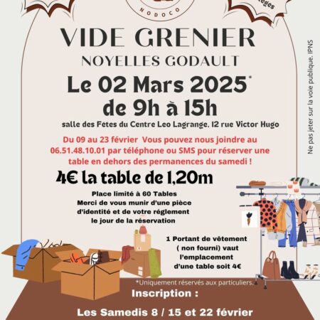 Vide Grenier du 02/03/2025
