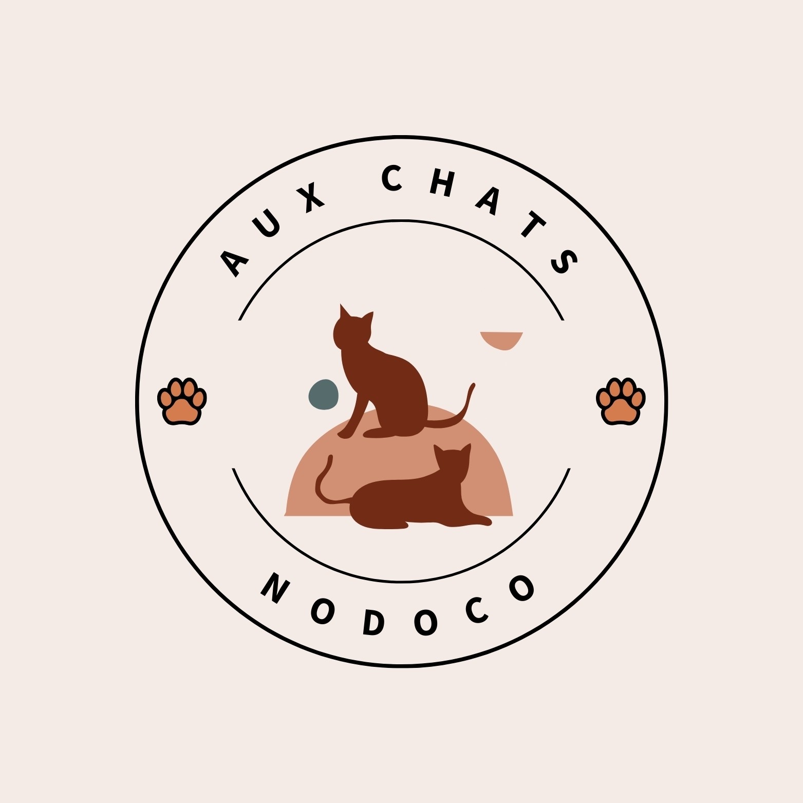 Aux Chats Nodoco logo