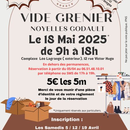 Vide Grenier le 18/05/25